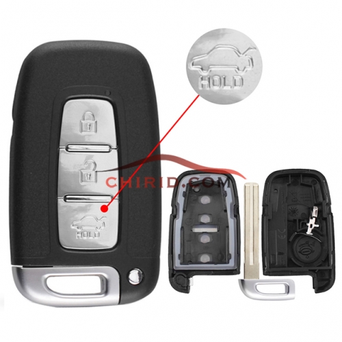 Kia 3 button remote key blank with car button