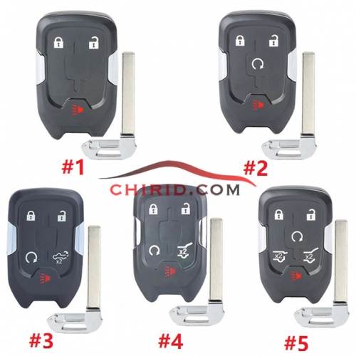 2018-2019 GMC Terrain 3 buttons remote key WITH 315mhz and 46 chip PN:13591388 FCCID:HYQ1AA