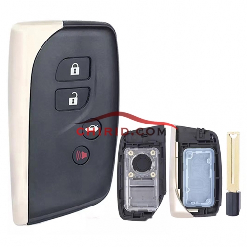 Lexus 3+1 button  remote key shell
