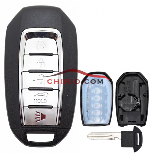 Nissan 4+1 buttons remote key