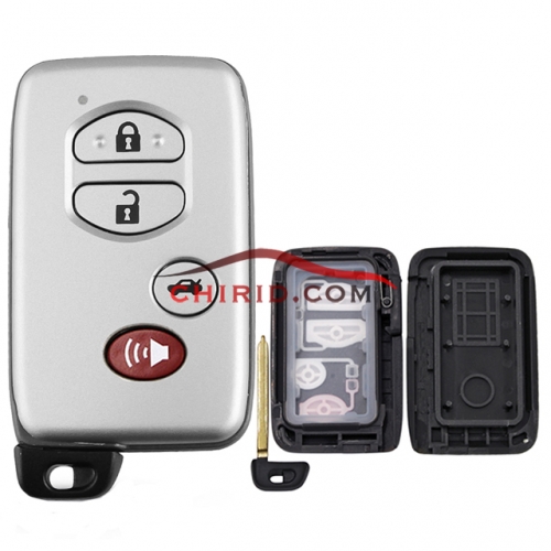 Toyota Crown 3+1 button key blank