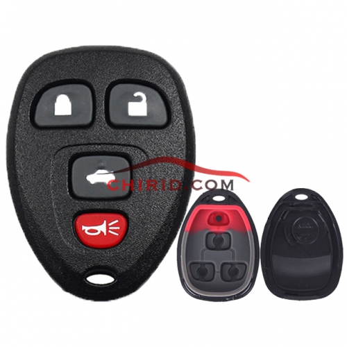 Buick 3+1 button remote key blank