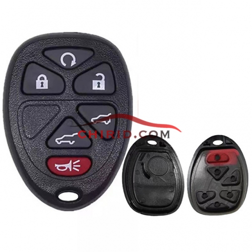 Buick 5+1 button remote key blank