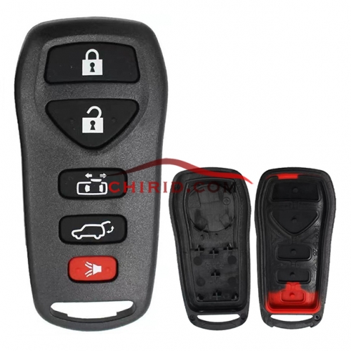 Nissan 4+1 buttons remote key
