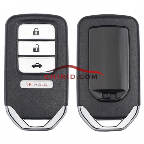 Honda 3+1 buttons keyless " car type" remote key  ID4A chip and 313.8mhz