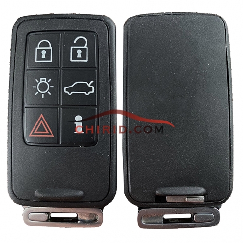 Volvo smart keyless 6  button  remote key with 434mhz, with 8A chip Original chip
