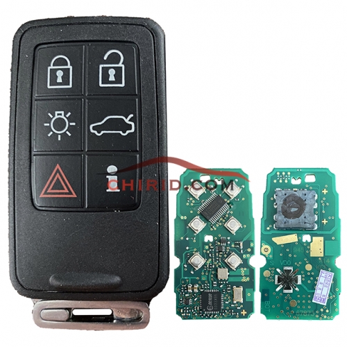 Volvo smart keyless 6  buttons  remote key with 434mhz, with 46/7945/7953 chip FCCID: 5WK49224