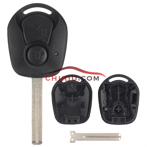 Ssangyong 2 button remote key blank