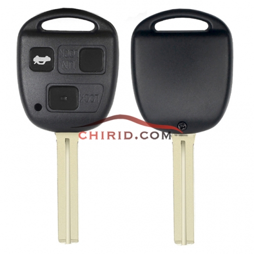 Lexus 3 button remote key with 4D67 chip with 433mhz use for T-oyota land cruiser prado