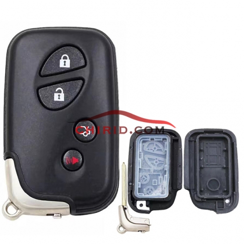 Lexus  4 button remote key shell