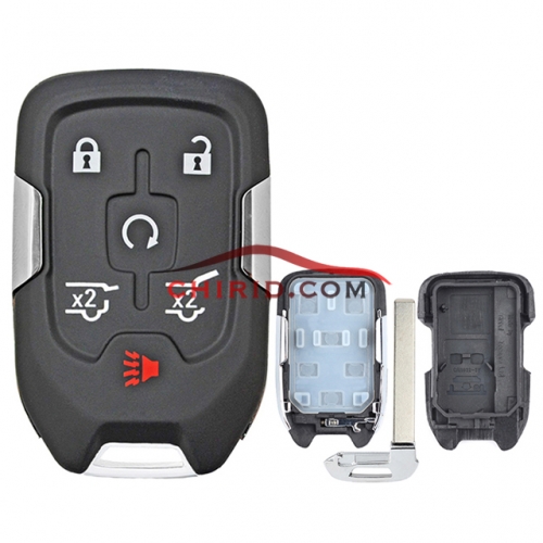 GM 5+1 button remote key shell