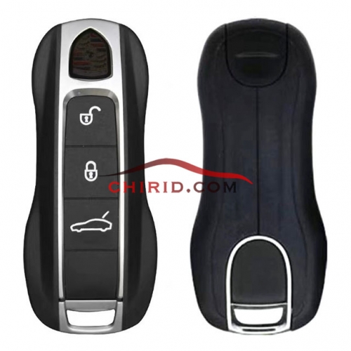 Porsche new type 3 button remote key blank with emmergency key blade