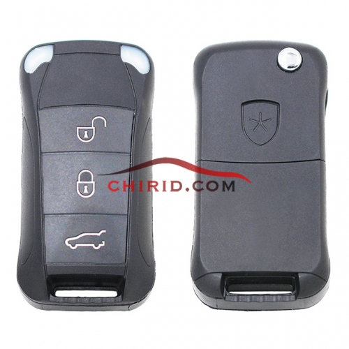 Porsche Cayenne 3 button remote key with PCF7946AT(HITAG2)  with 433mhz &LED light