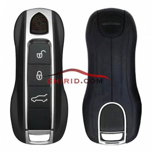 Porsche new type 3 button remote key blank with SUV buttons and emmergency key blade