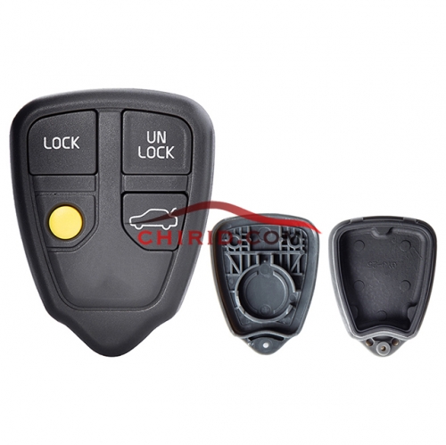 Volvo 4 button remote   key shell