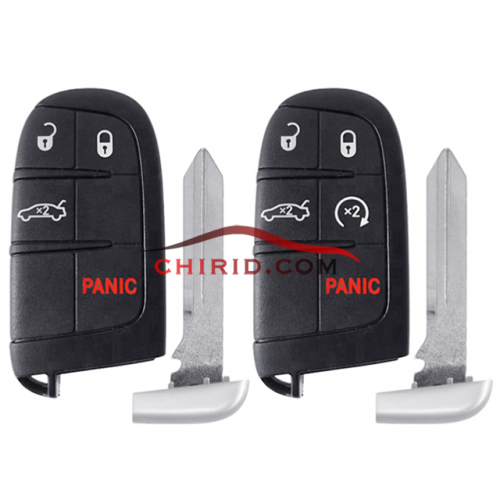 Chrysler 200 433MHz 4A chip keyless remote key FCCID: M3M40821302/68155687AB Use for: 2015-2017 Chrysler 200 2019-2021 Chrysler 300