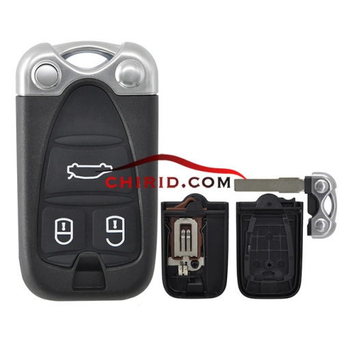 Alfa 3 button remote key shell