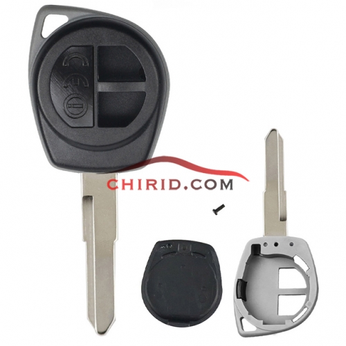 Suzuki 2 button remote key blank with HU87 blade