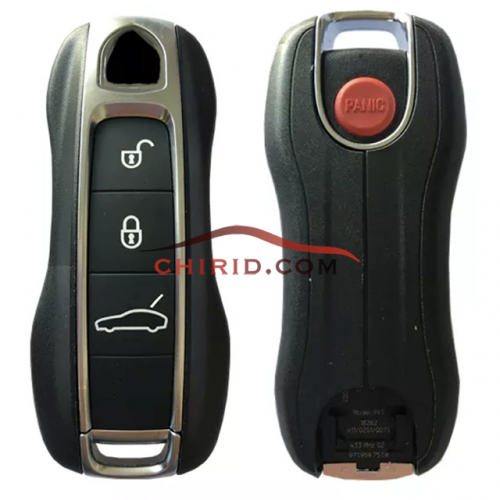 Original Porsche cayene keyless 3+1buttons remote key with PCF7953P / HITAG PRO with 434mhz 971959753H