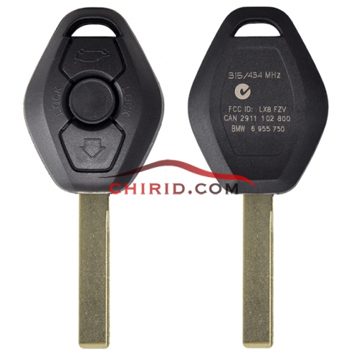BMW 5 Series CAS2 systerm remote 3 button with 315/315-LPmhz/433MHZ/868mhz with electric 46 PCF7942(HITAG2) chip  which frequency you choose?