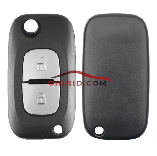 Renault 2 button remote key with PCF7961(HITAG2) ID46 Chip 433 mhz Blade: VA2