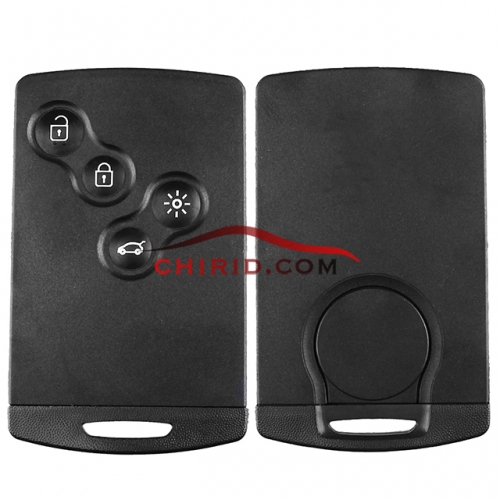 Renault 4 buttons 7941 chip  remote key with 433mhz chip: 7941, car model: Megane 3