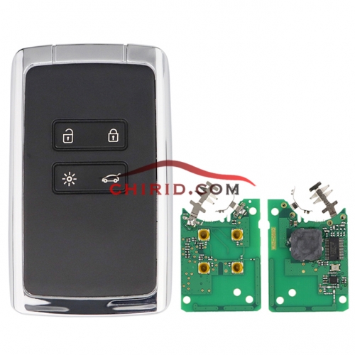 Renault keyless card for Megane4 with 4button PCF7953M chip -434mhz CMIIT ID:2014DJ3371