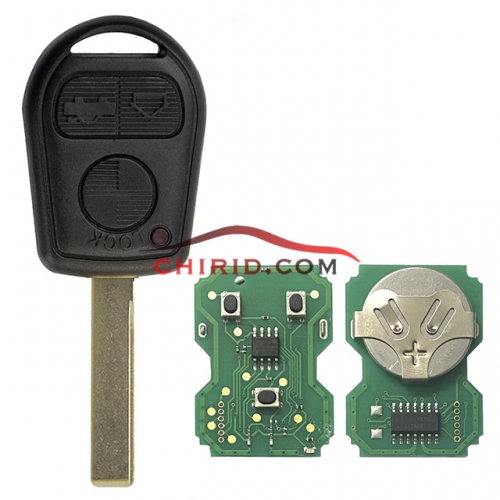 BMW remote key With 3 button  the blade is 2 track With 434  mhz with 7935 chip