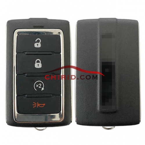 New aftermarket Jeep 3+1 buttons keyless remote key with  NCF29AxMTT  chip and 433.92mhz