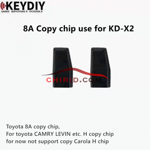 keyDIY Toyota H (8A) transponder chip