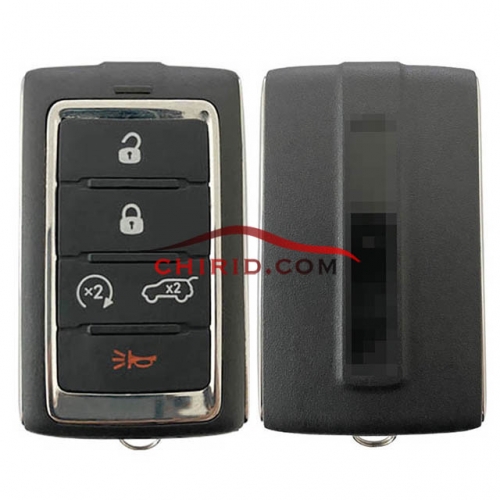 New aftermarket Jeep 4+1 buttons keyless remote key with  NCF29AxMTT  chip and 433.92mhz