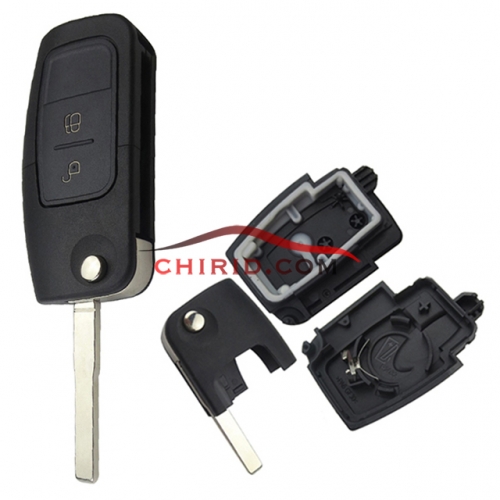 Ford 2 buttons Focus flip remote key blank