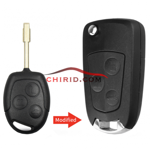 modify Ford Mondeo 3 button  remote key shell