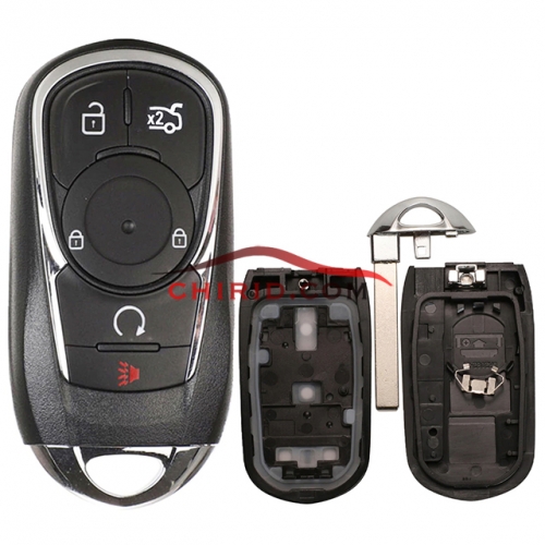 Chevrolet 5+1 buttons keyless key shell