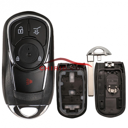 Chevrolet 4+1 buttons keyless key shell