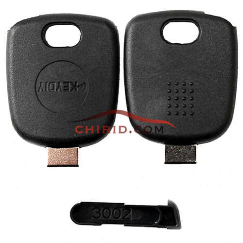 KD universal  transponder key shell with slot