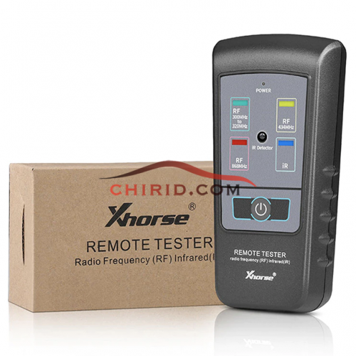 Xhorse-VVDI remote tester, Radio frequency (FR), infrared (IR), can detect frequency, as well as infrared or not