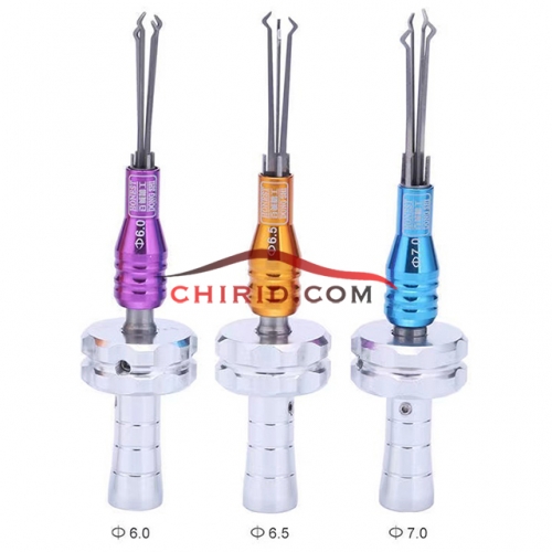 Locksmith tool Fine-tuning white diamond cross 3pcs one set