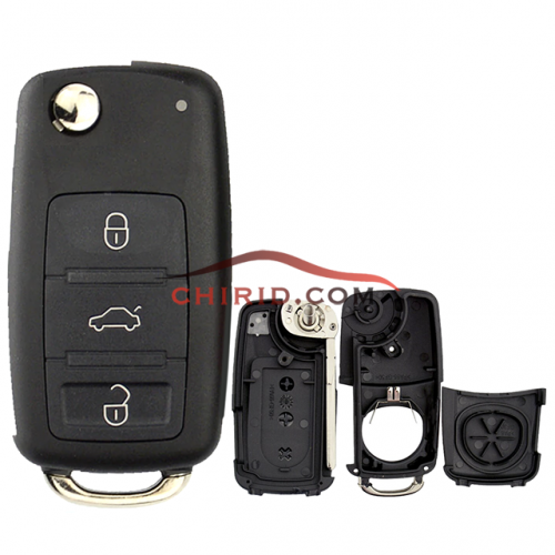 VW Touareg 3 button remote key blank