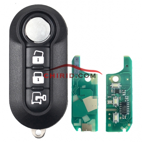 Fiat 3 button remote key Original  PCF7946-433mhz ASK model  (Delphi BSI System)