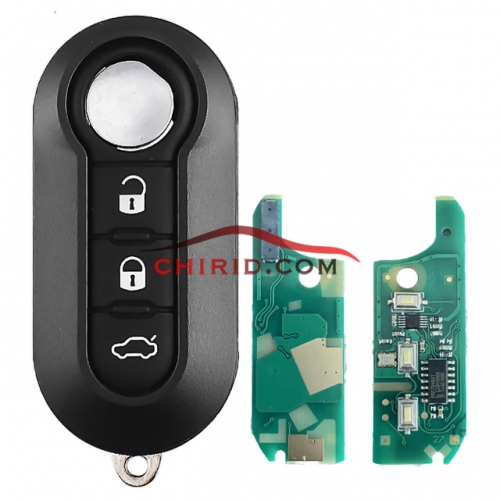 Fiat 3 button remote key Original  PCF7946-433mhz ASK model  (M.Marelli BSI System)