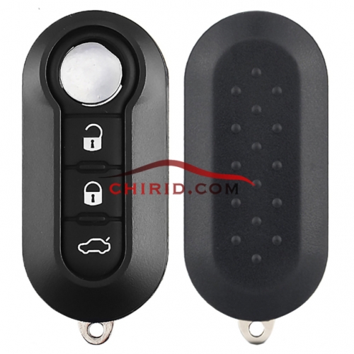Fiat 3 button remote key Aftermarket  PCF7946-433mhz ASK model  (Delphi BSI System)