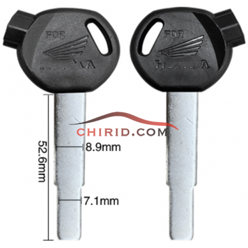 Honda motorcycle key blank