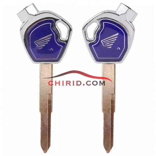 Honda motorcycle key blank with left blade