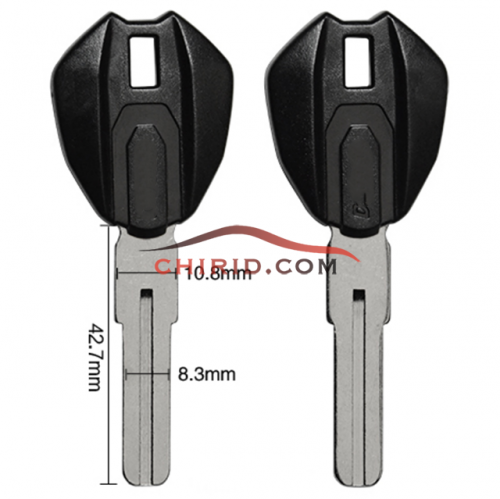 D-ucati  motorcycle key blank with Long blade, please choose which color you need?