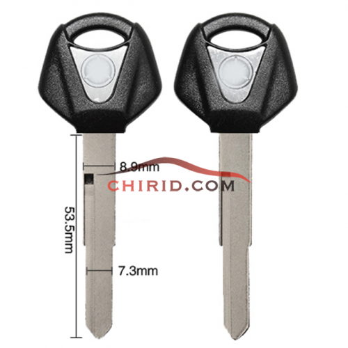 Yamaha motorcycle transponder key blank  with right blade and long blade please choose which color you like ?