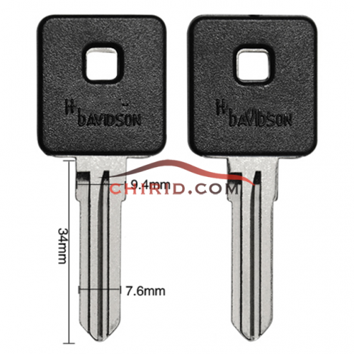 Harley motorcycle key shell with right blade, please choose which color you need?