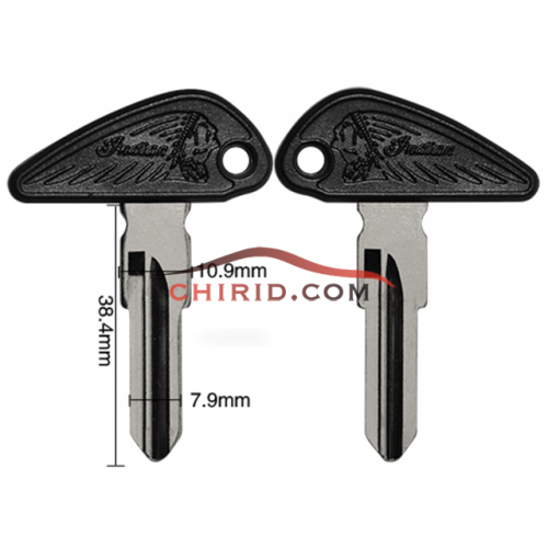 Indian SCOUT motorcycle key shell with right blade, please choose which color you need