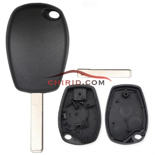 Renault transponder key blank with Va2 blade