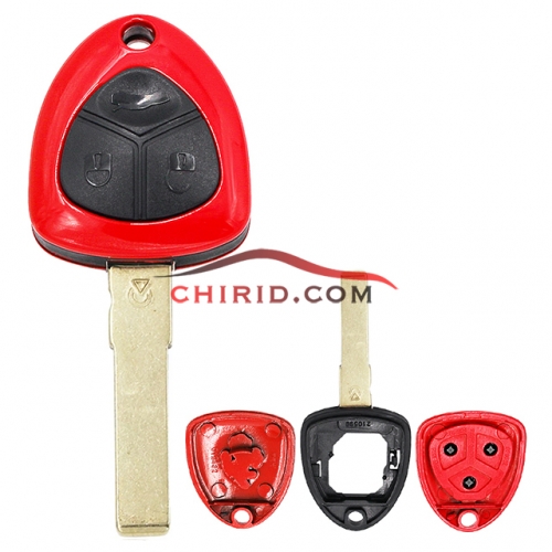 Ferrari 3 buttons key shell no logo